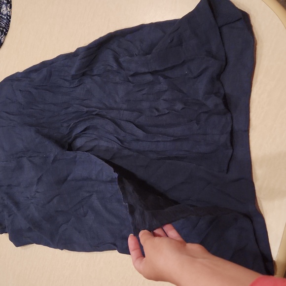 Blue Summer Maxi Dress with Beaded Collar - Picture 4 of 6